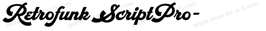 Retrofunk ScriptPro字体转换